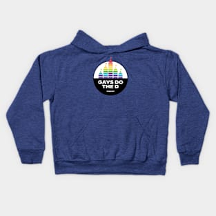 Gays Do the D Logo (Circle) Kids Hoodie